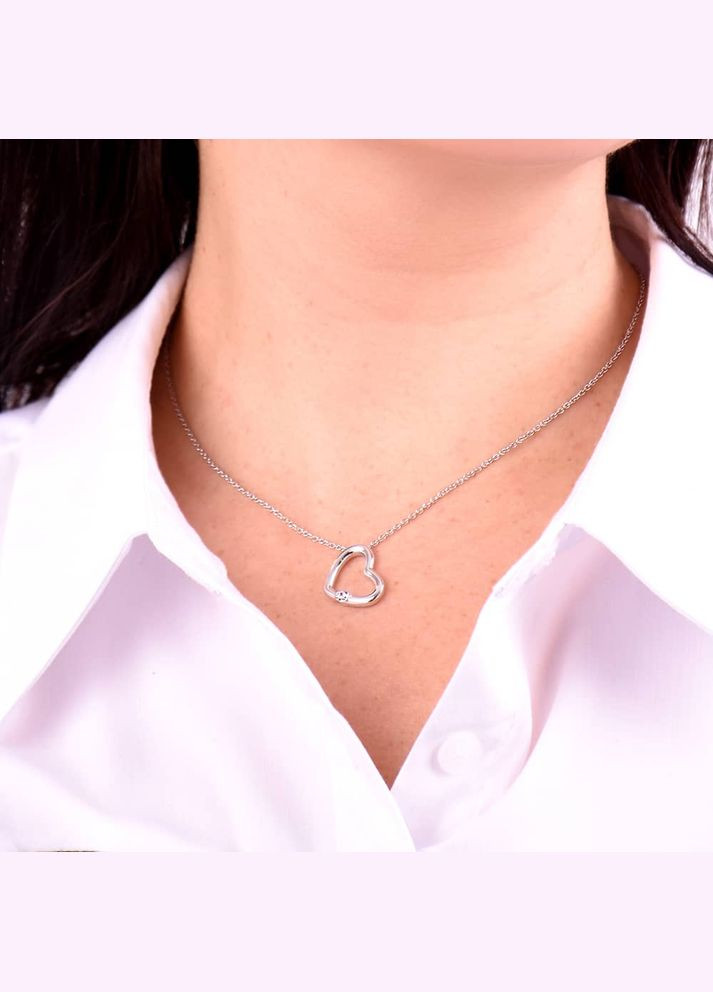 Срібне кольє Серце (1109) 45 IRIJ (340333987)