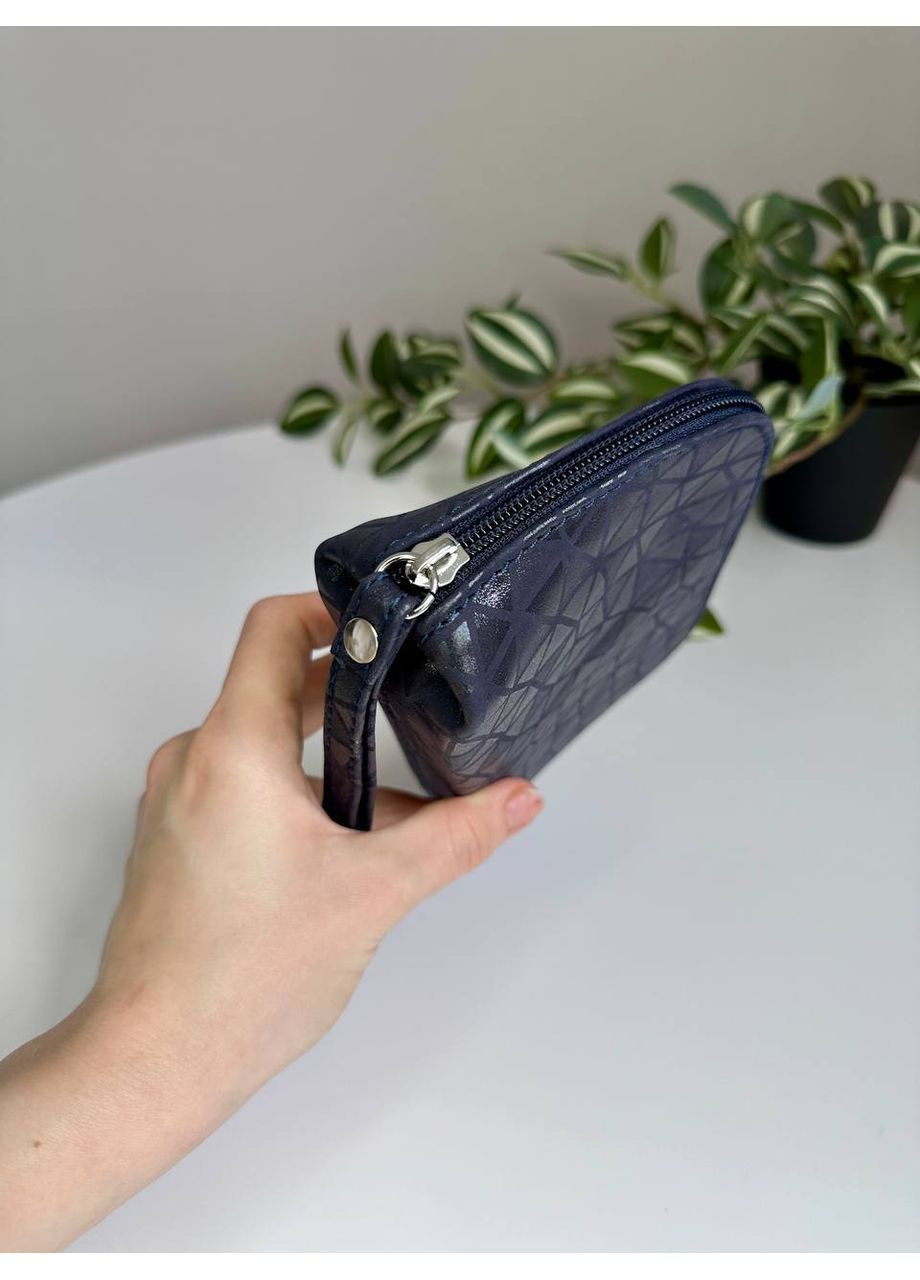 Косметичка з натуральної шкіри на два відділи з ручкою VI&VA (361894841)