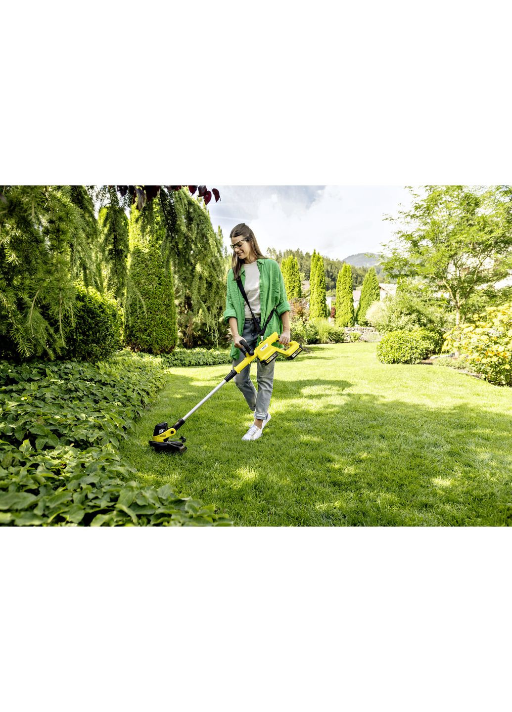 Тример акумуляторний 30 см електричний 36В 8000 об/хв KARCHER (393446484)