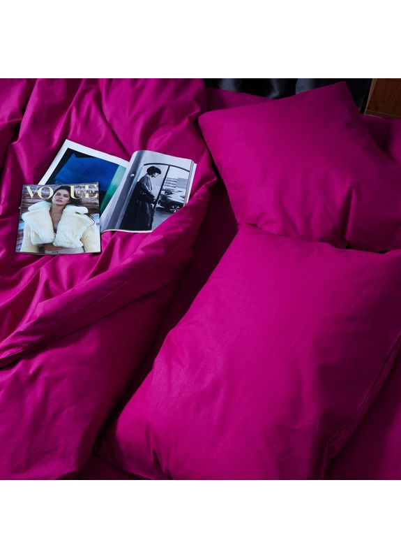 Комплект постільної білизни Бязь Gold Люкс «» King Size 220x240 наволочки 2х40х60 (MS-820006230) Moon&Star Crimson Elegance (356116663)