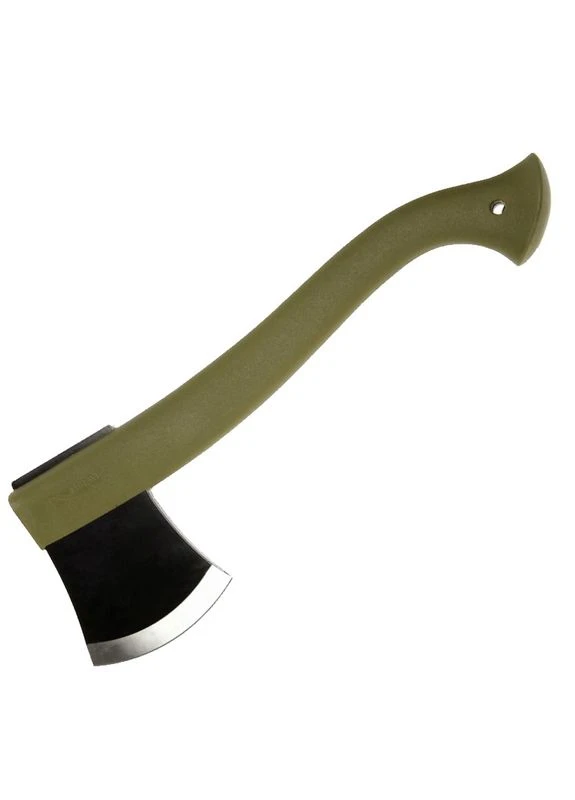 Топір туристичний Camping Axe MG (320 мм), зелений, з чохлом, легкий, універсальний, з вуглецевої сталі Mora (396650705)