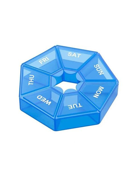 Таблетница 7Days Mini Pill Box, Blue Semi (334891553)