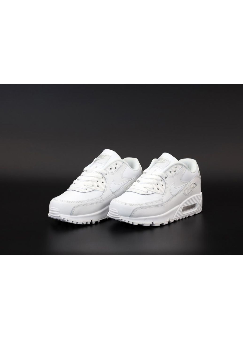 Белые демисезонные кроссовки мужские nike air max 90 white 3 найк аир макс 90 No Brand