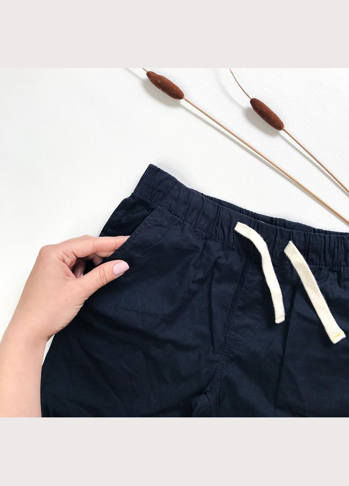 Шорты 116 см темно-синий артикул Л477 H&M (290704673)