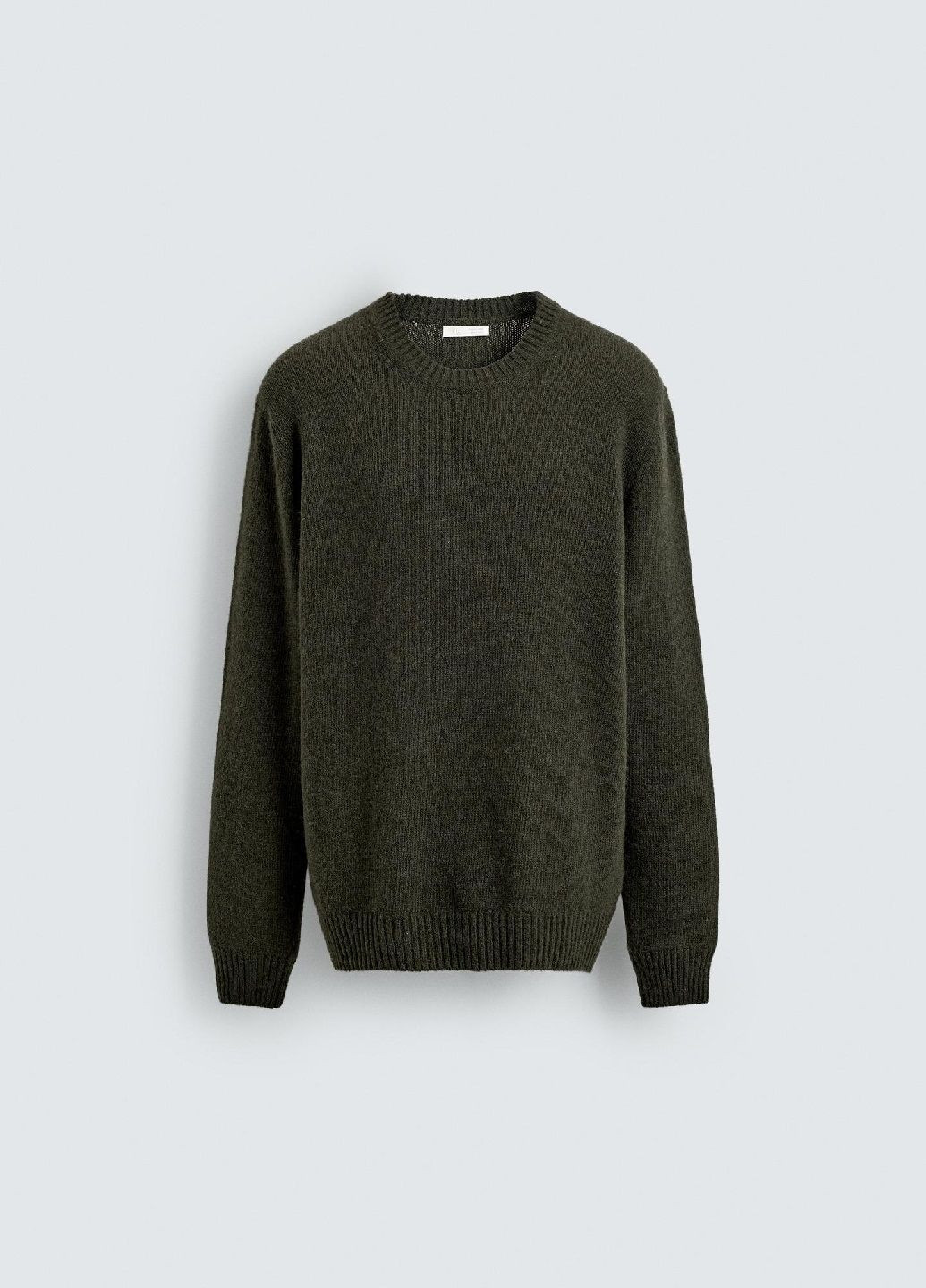 Оливковый (хаки) зимний свитер Zara