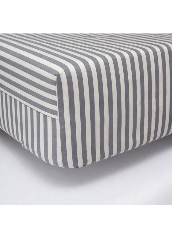 Простирадло на резинці Бязь Gold Люкс 180х190х20 см (MS-850002435) Moon&Star Ice Grey (386587640)