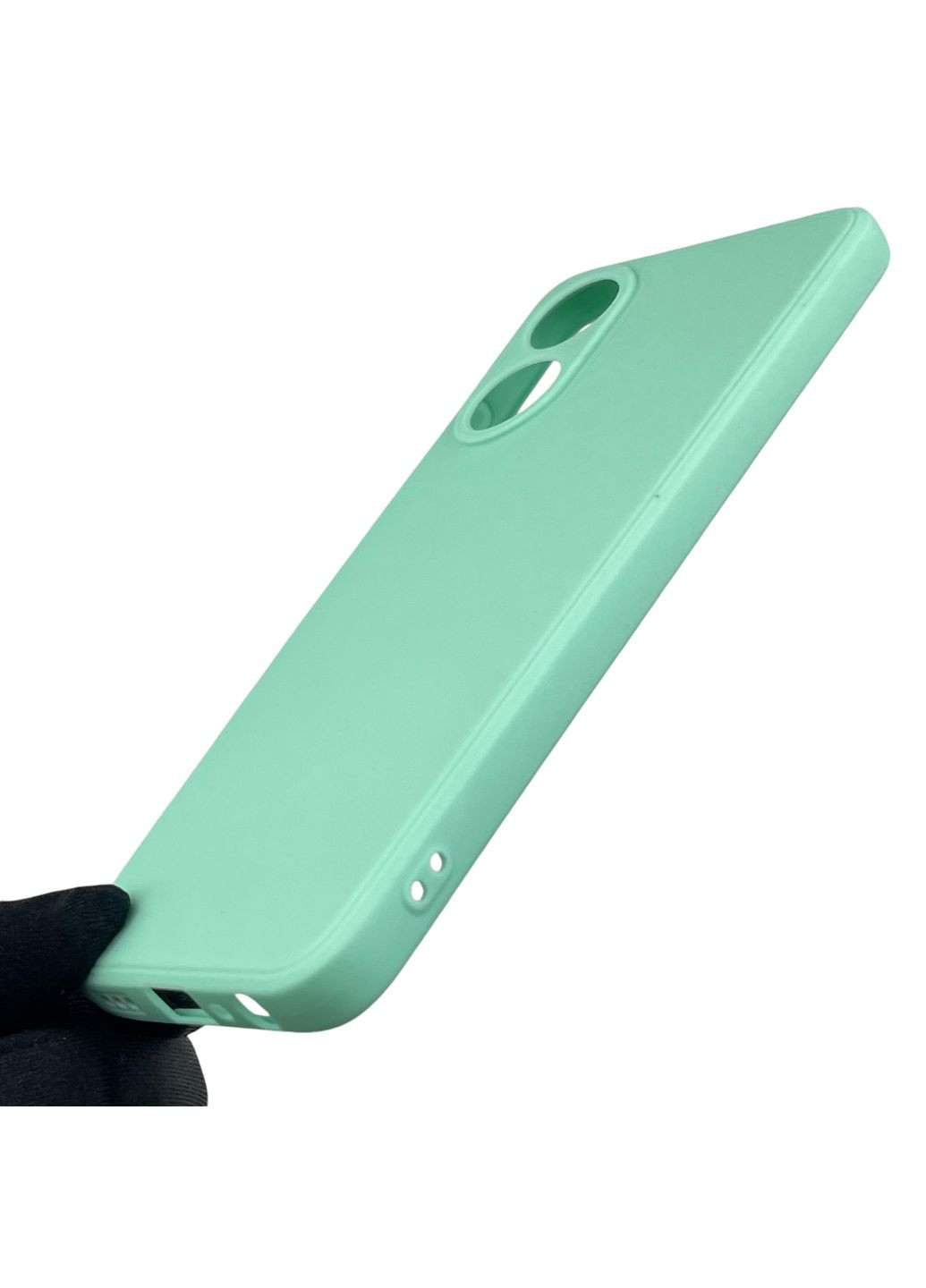 Чехол для A78 4G с квадратными гранями с защитой камеры на оппо а78 4г мятный Oppo (366021272)