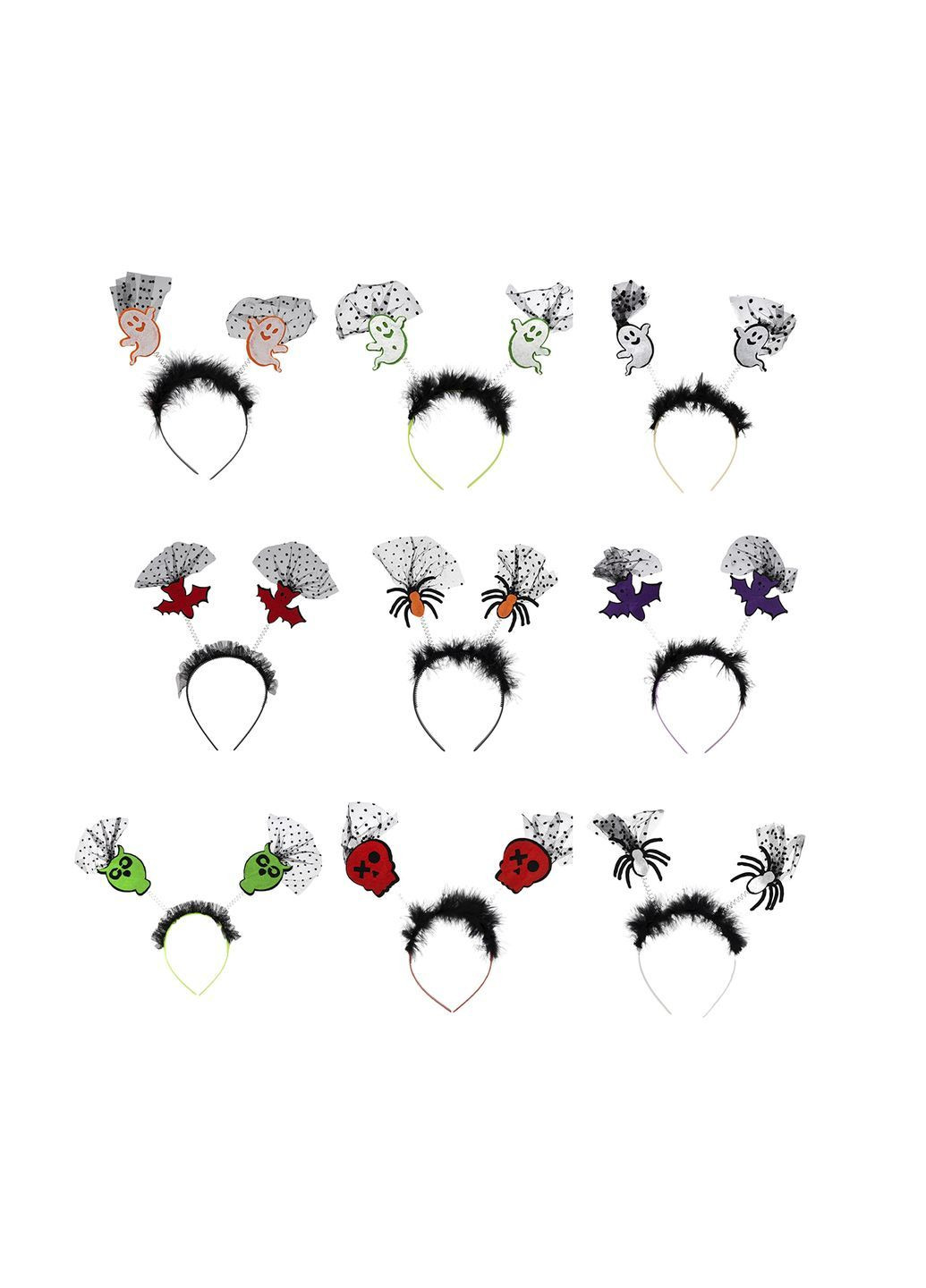 Ободок «Призраки» цвет разноцветный ЦБ-00285462 No Brand (362003630)