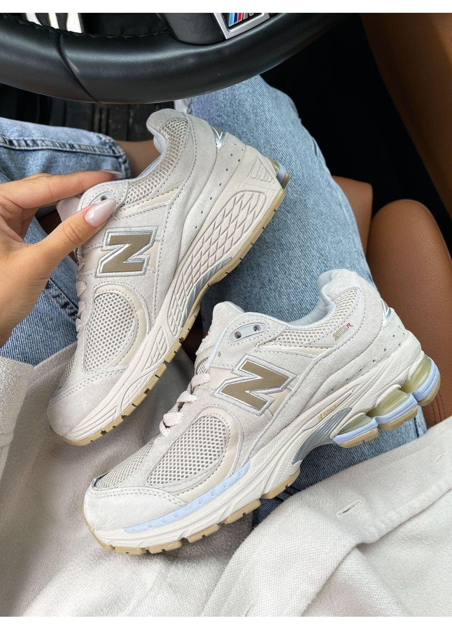 Бежевые демисезонные кроссовки мужские new balance 2002r beige v3 нью беланс 2002r No Brand
