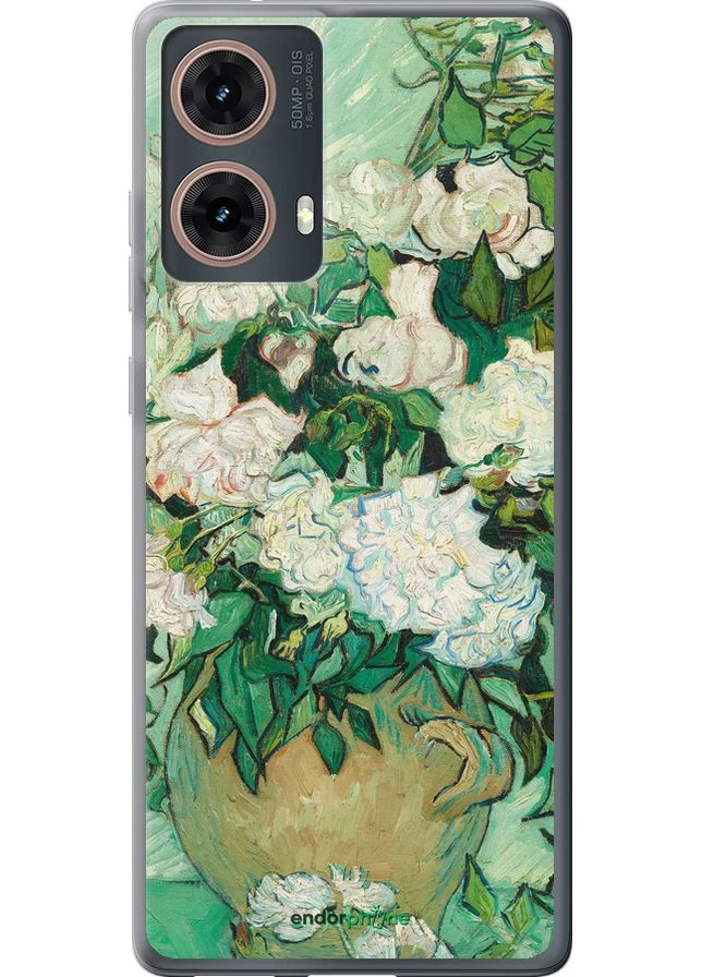 Чехол на Motorola Moto G85 5G Винсент Ван Гог. Ваза с розами "5543u-3780-70447" Endorphone (387714831)