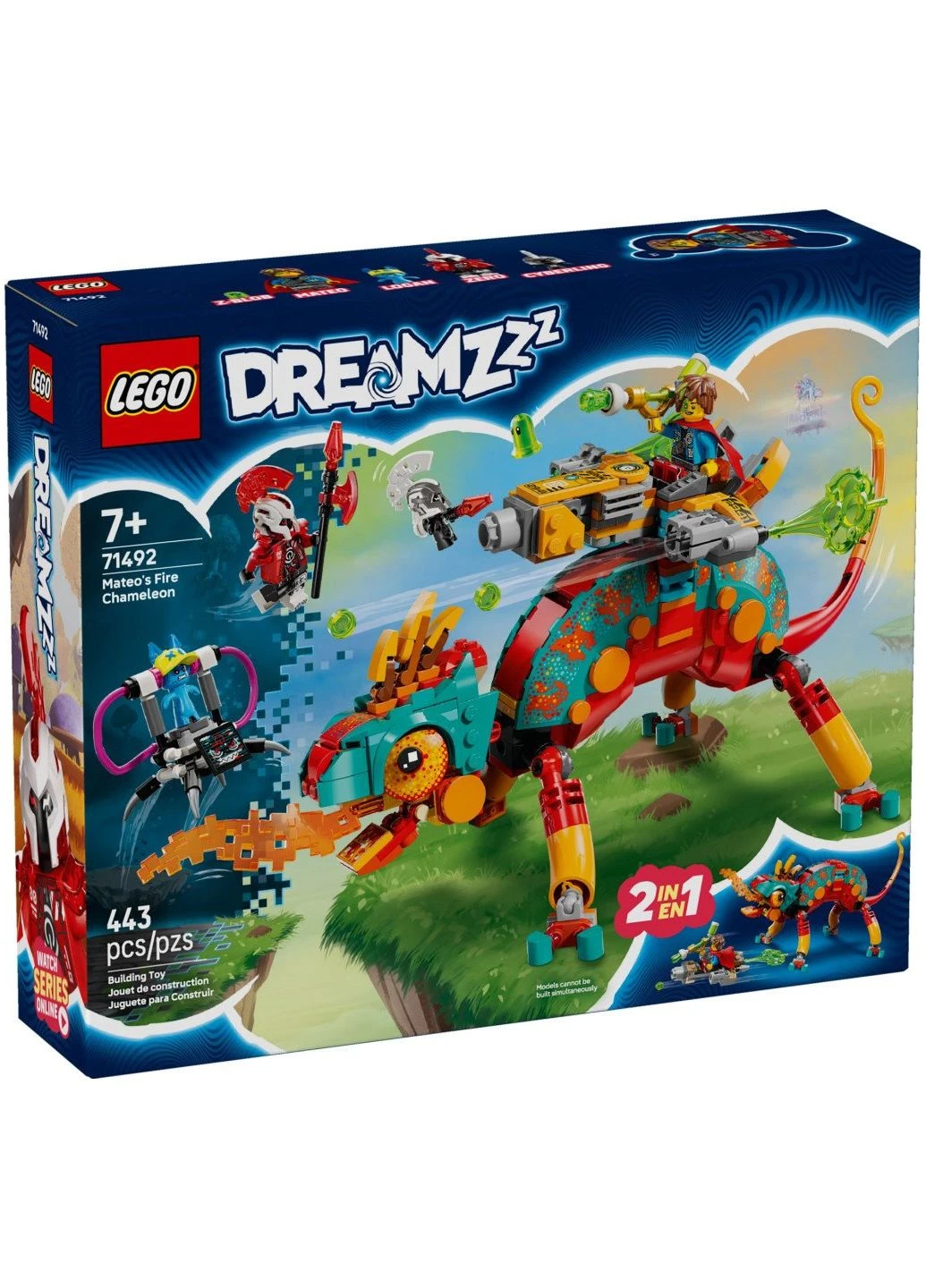 Конструктор DREAMZzz Огненный хамелеон Матео (ek28693) Lego DREAMZzz Вогняний хамелеон Матео (392042037)