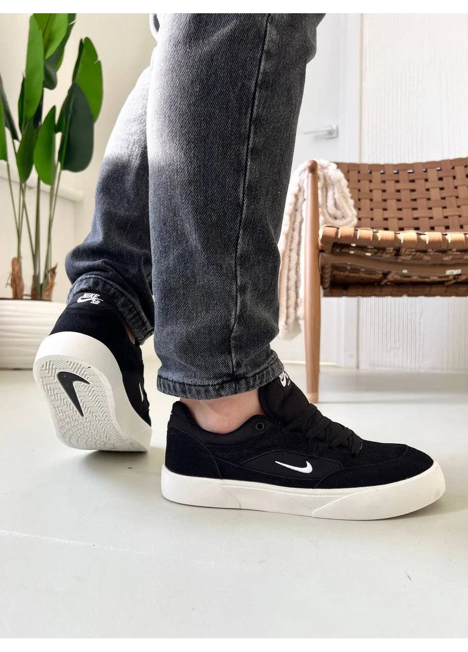Чорні літні кросівки nike sb skate shoes black найк сб данк No Brand
