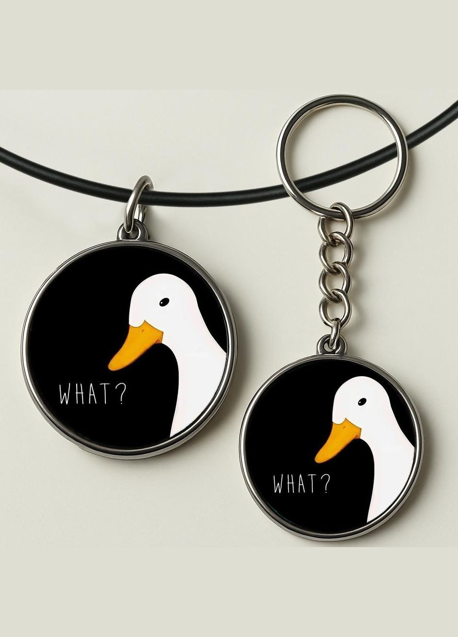 Набір підвіска (кулон) та брелок what No Brand (332633157)