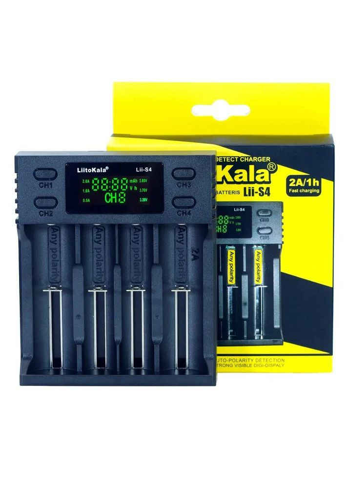Зарядное устройство для Lii-S4 18650, AA (универсальное) (1310) LiitoKala (333831984)