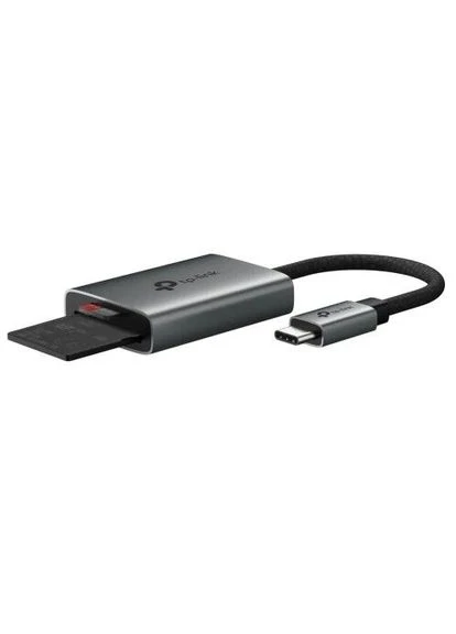 Кардридер USB, Grey, Type-C 3.0 - SD / microSD, 15 см (UA430C) 000-UA430C TP-Link (397111697)