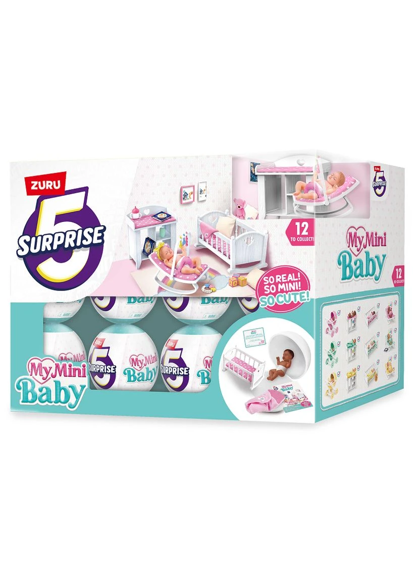 Ігровий набір Zuru 5 Surprise My Mini Baby Фігурки-сюрприз у шарі 5 шт. в асортименті (77487GQ7) (6985075) ZURU MINI BRANDS (383063543)