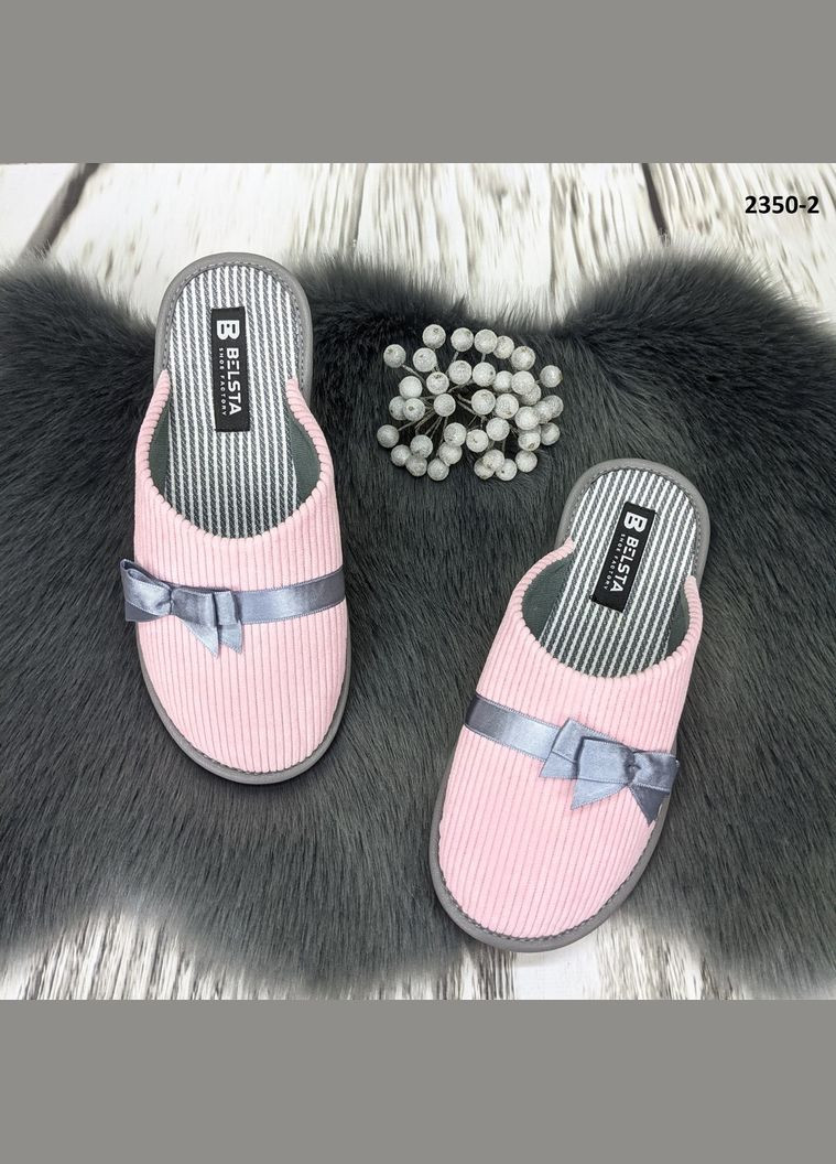 Розовые тапочки женские домашние Белста