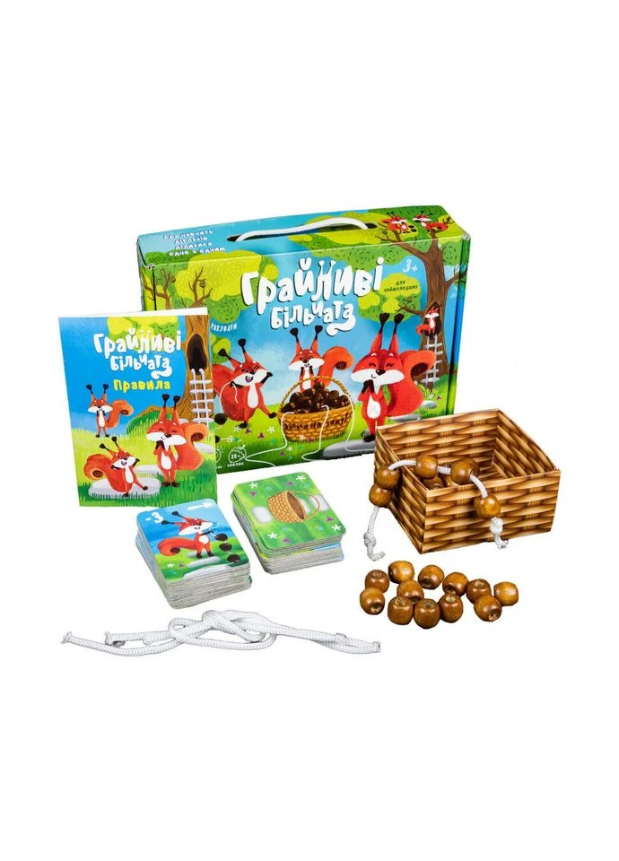 Настольная игра Игривые белочки (укр.) 30852 Strateg (392088530)