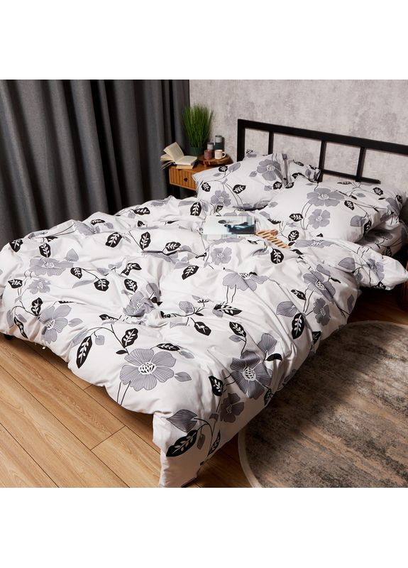 Комплект постельного белья Бязь Gold Люкс Евро 200х220 наволочки 4х50х70 (MS-820009428) Moon&Star Misty Petals (356113073)