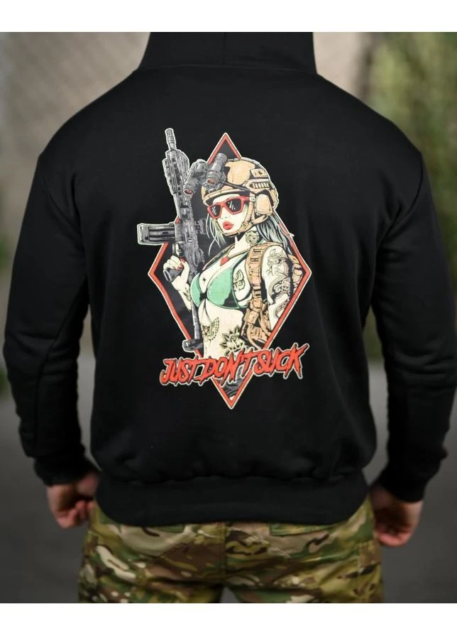 Милитари худи TRENASH Just don’t Тактическая военная кофта с принтом, армейская толстовка худи зсу No Brand (393165708)