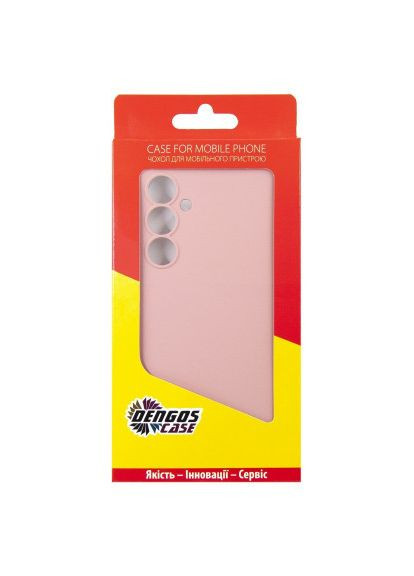 Чехол для мобильного телефона (DG-KM-92) DENGOS Samsung Galaxy A55 5G + Glass Pink (357492111)