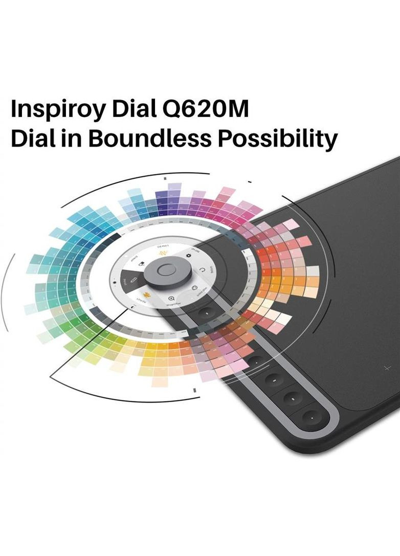 Графічний планшет Inspiroy Dial Q620M + рукавичка Huion (365749177)