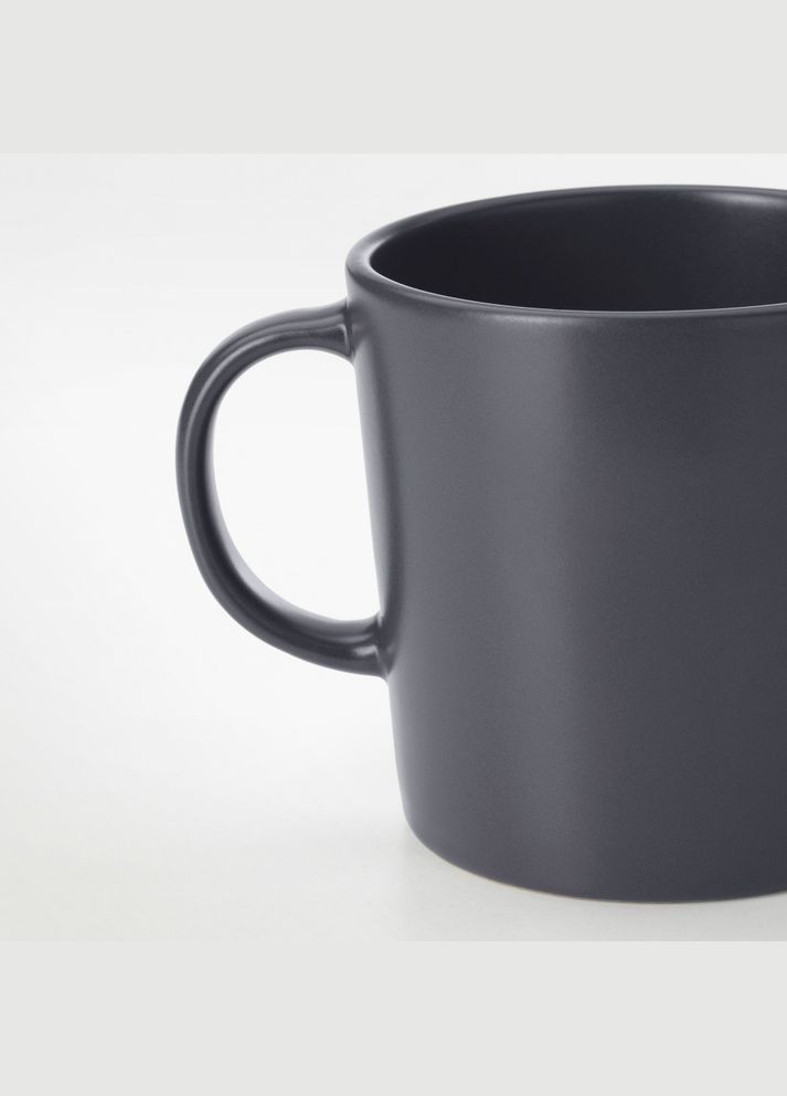 Чашка темносірий 300 мл IKEA (272451875)