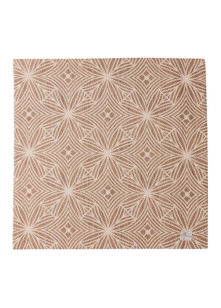 Салфетка Корица 40х40 см Бежево-белый Прованс (372806190)