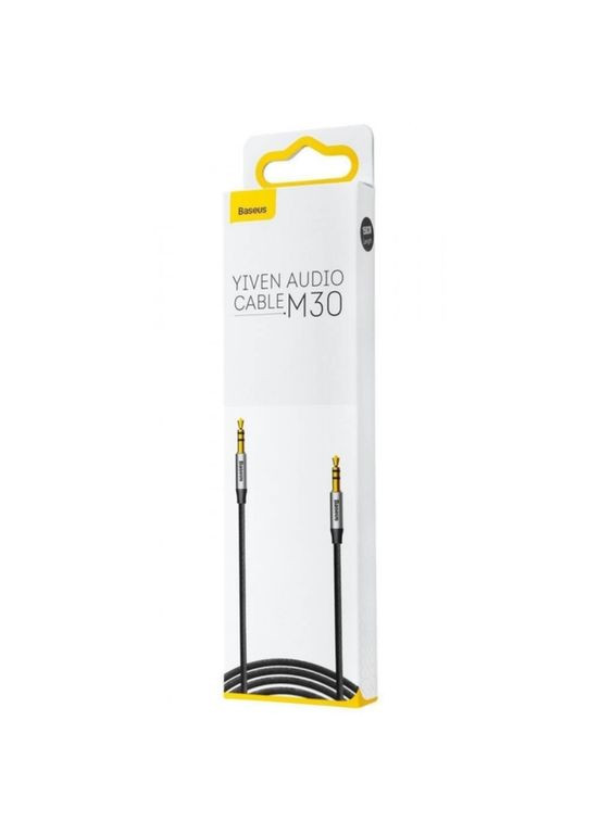 Аудиокабель Audio Cable M30 1M Silver+Black (CAM30-BS1) Baseus Yiven (357474940)