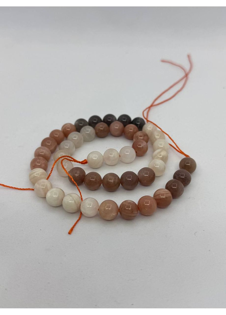 Місячний камінь на нитці без застібки 8 мм 40 см Комбінований No Brand (363829874)