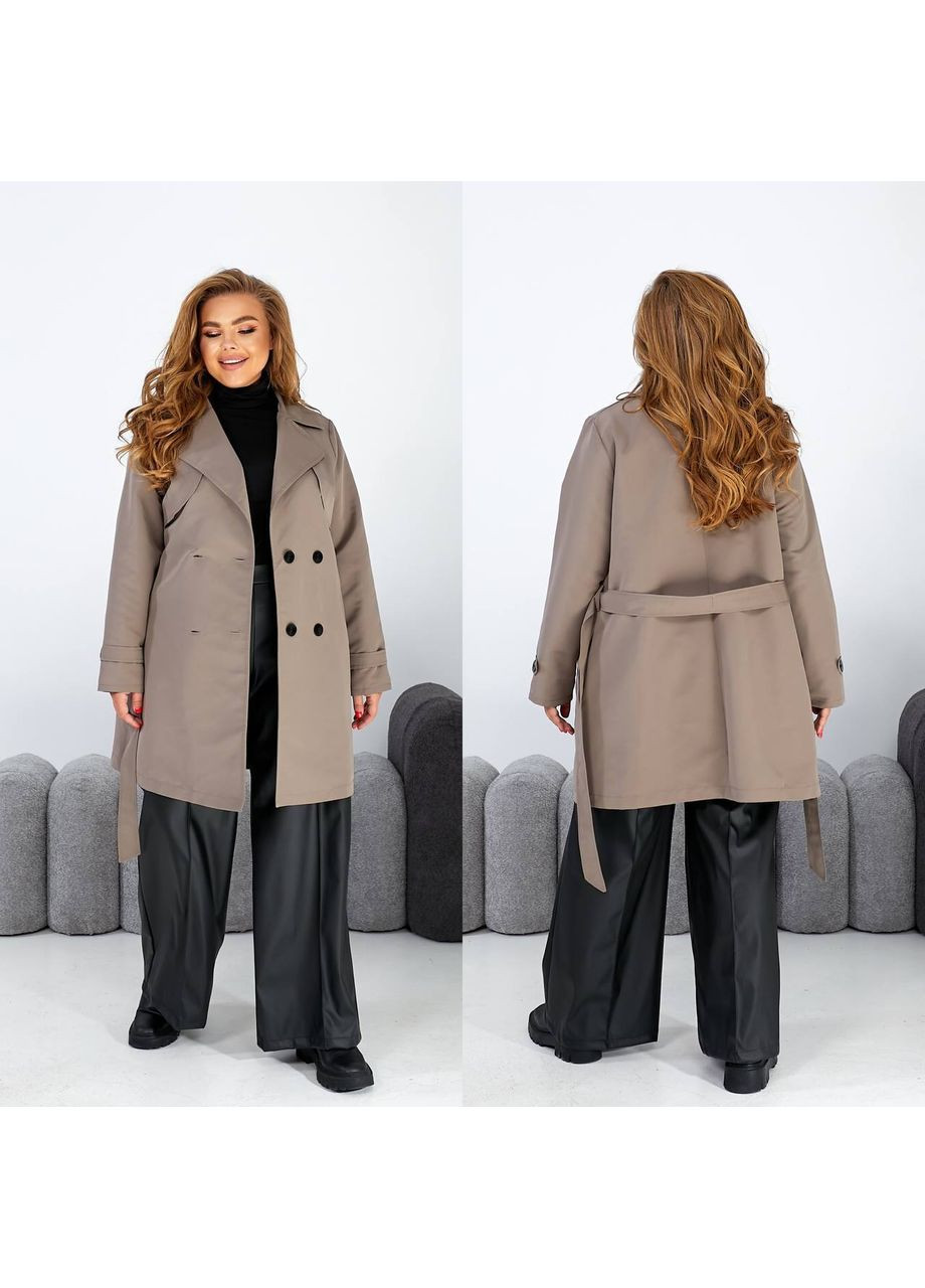 Женский кофта с поясом Україна тренчкот на пуговицах демисезон (361856387)