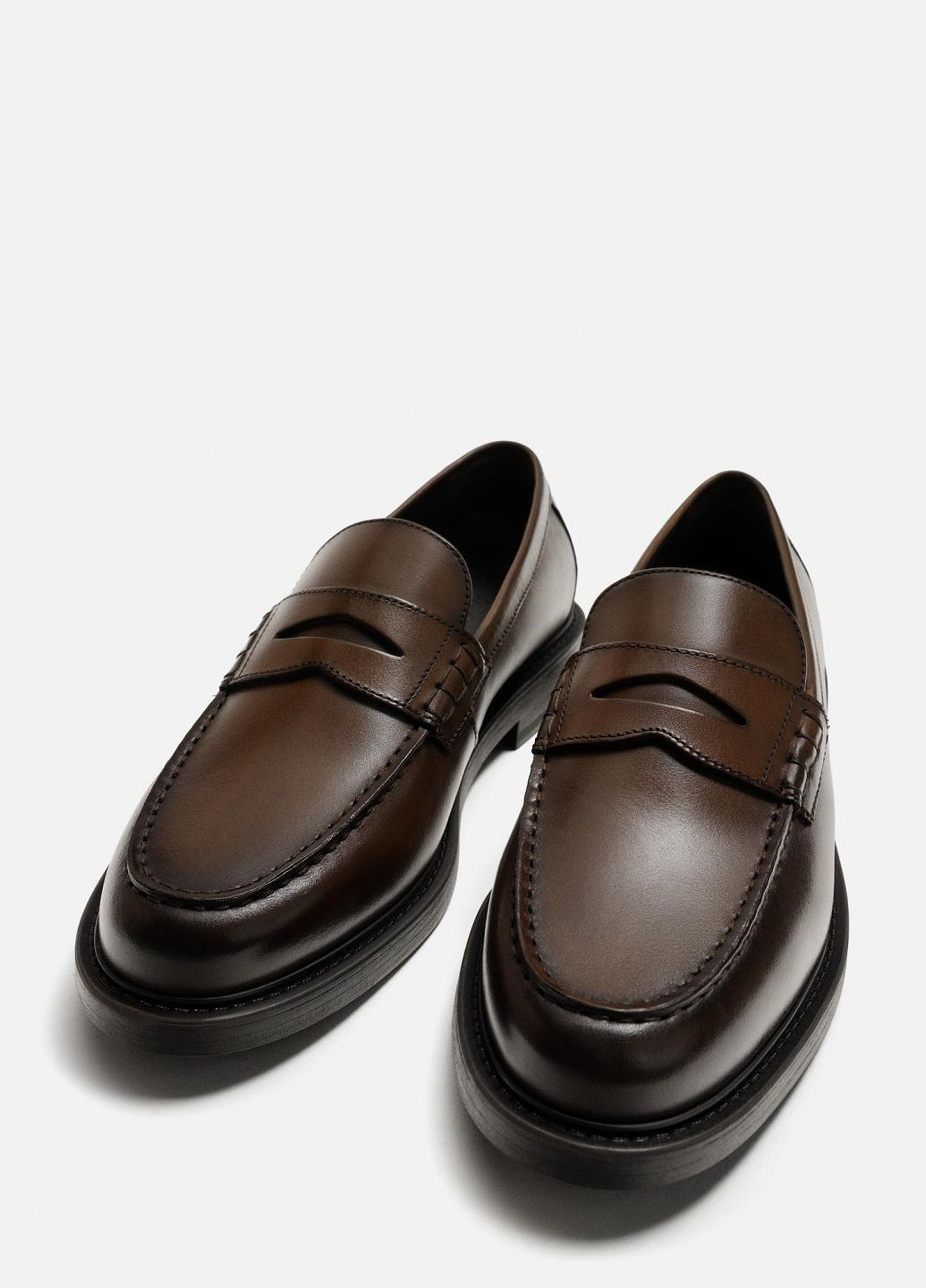 Коричневые осенние ботинки Zara