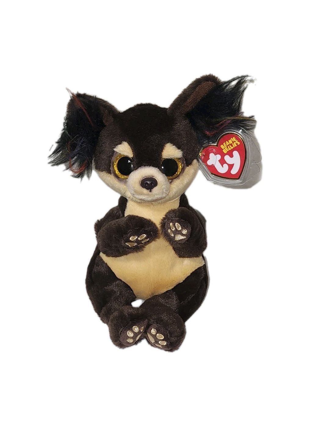 Детская мягконабивная игрушка Beanie Bellies Собачка "Тоффи" цвет разноцветный CB-00289212 TY (370499416)