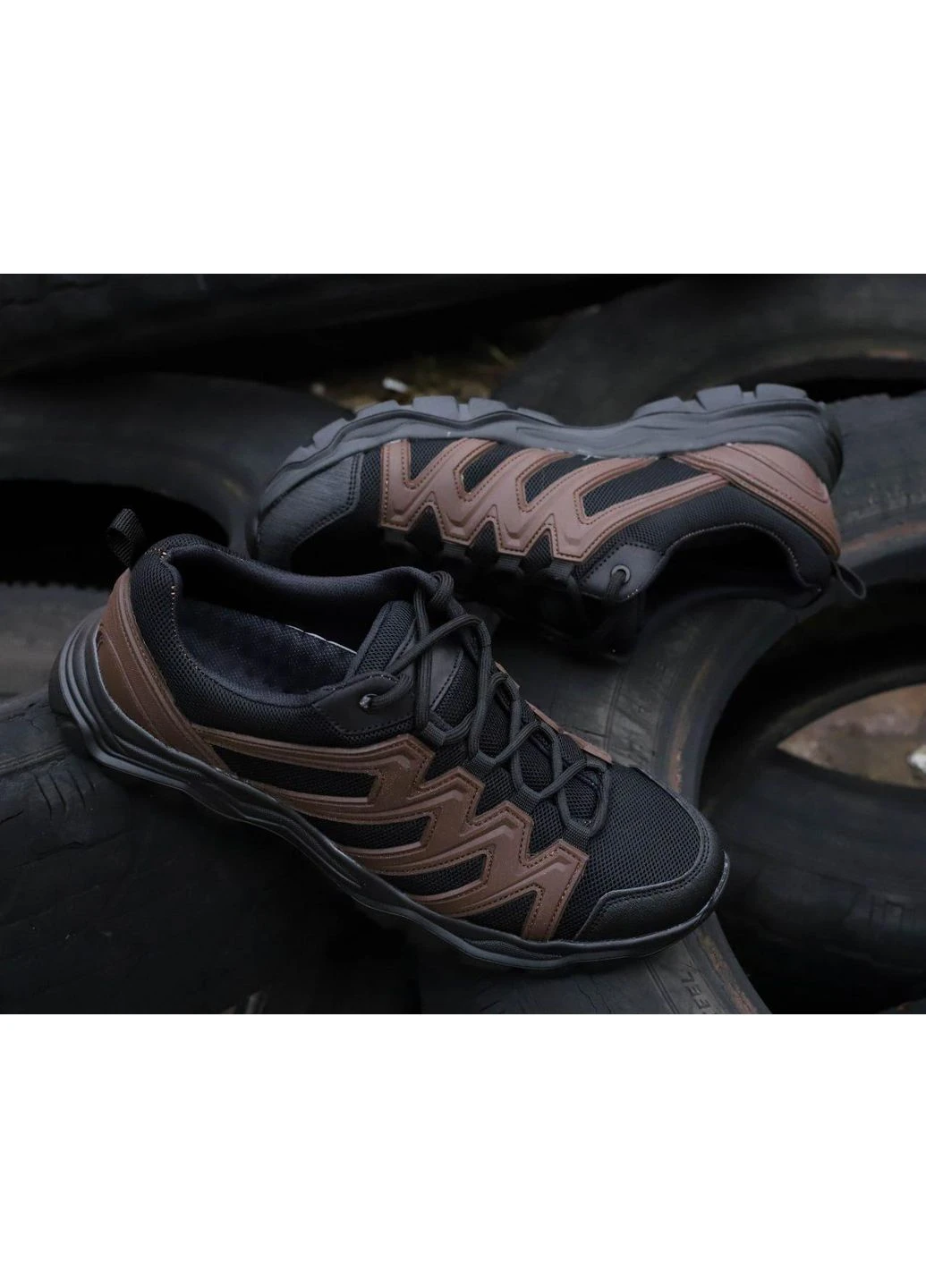 Комбіновані кросівки літні сітка inspired tactical mesh sneakers коричневі літні Salomon