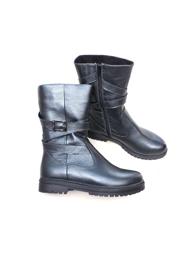 Зимові жіночі чобітки, графітового кольору. розмір 36 Fashion (368670714)