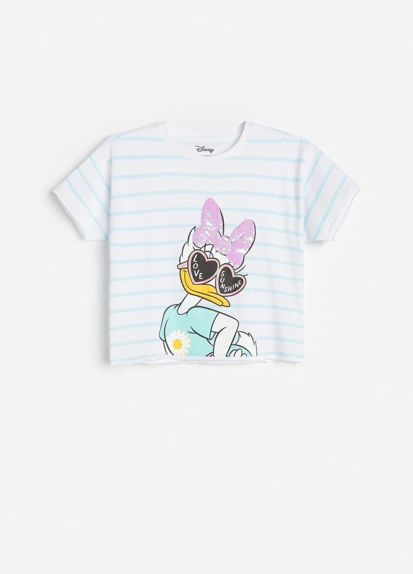 Белая летняя футболка для девочки 134 размер 7761e No Brand