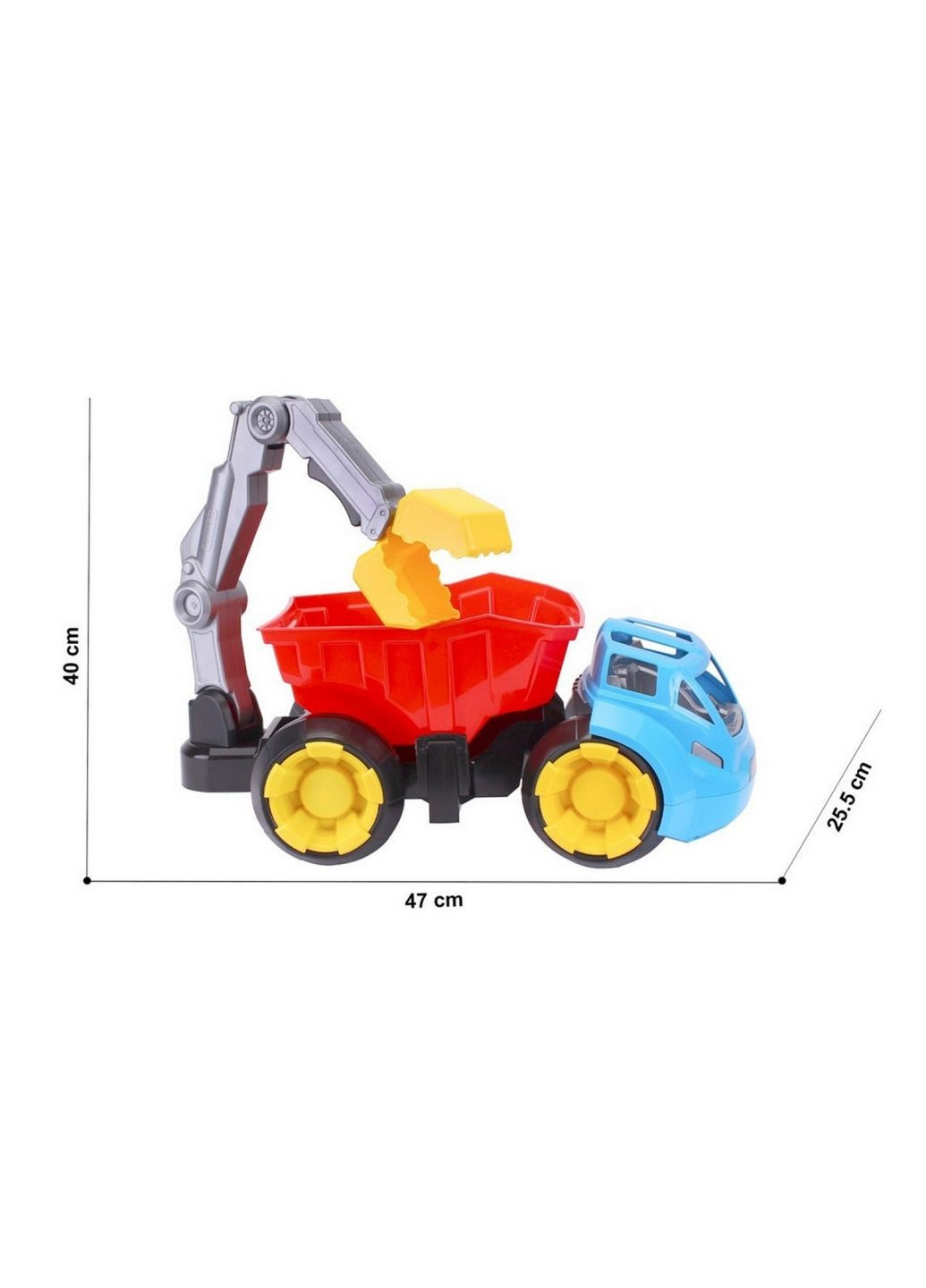 Іграшка дитяча "Самоскид" 47х27х25,5 см ТехноК (289464785)