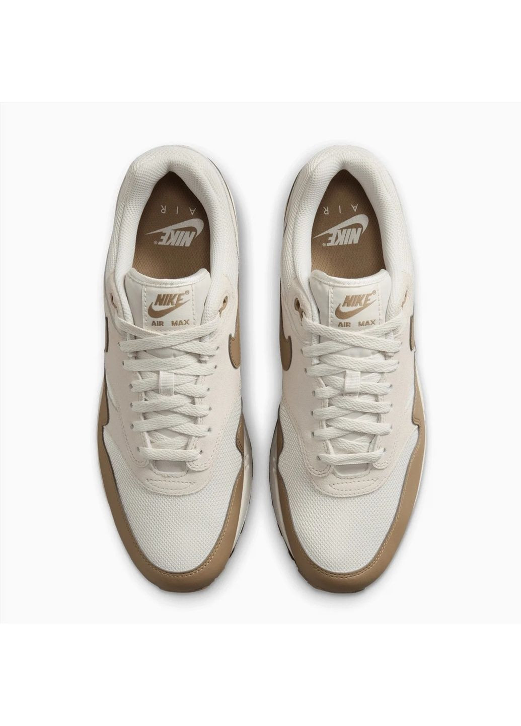 Бежевые кроссовки мужские air max 1 ess phantom khaki beige Nike