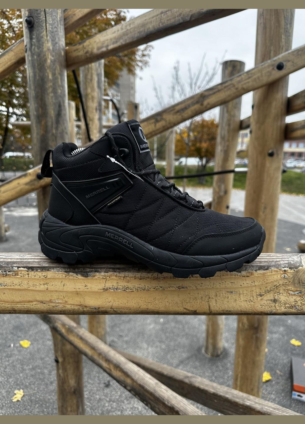 Чорні Зимовий стильні термо кросівки No Brand