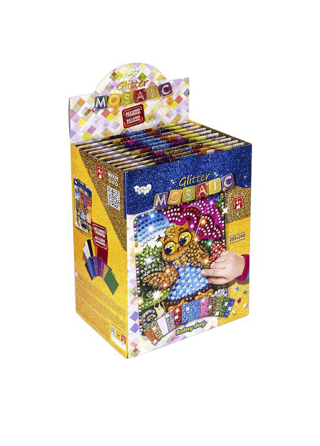 Набір для творчості "Блискуча мозаїка" колір різнокольоровий CB-00207615 Danko Toys (314887209)