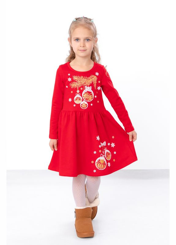 Червона сукня для дівчинки "казка" (p-4394) Носи своє (306632330)