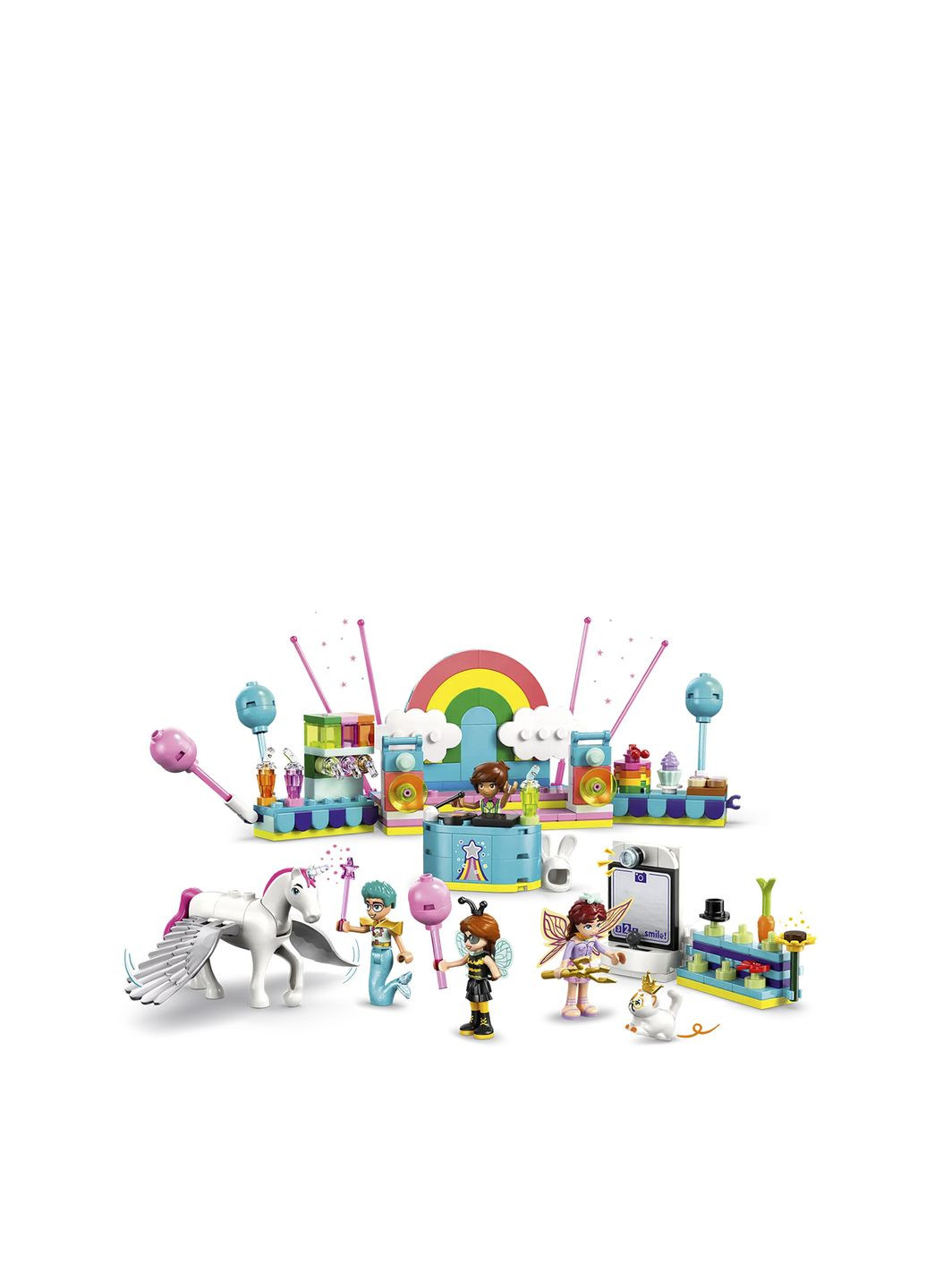 Конструктор Friends Костюмированная вечеринка с единорогом и феей цвет разноцветный ЦБ-00279952 Lego (336146146)