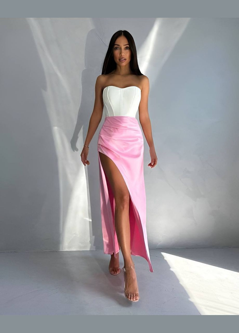 Спідниця з вирізом максі святкова popluzhnaya (345564363)