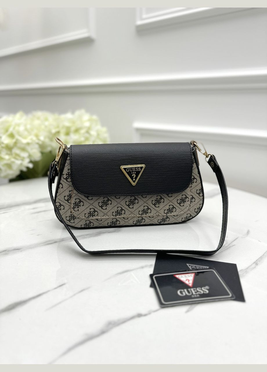 Сумка жіноча багет сірий теплий міні на плече No Brand (322464199)