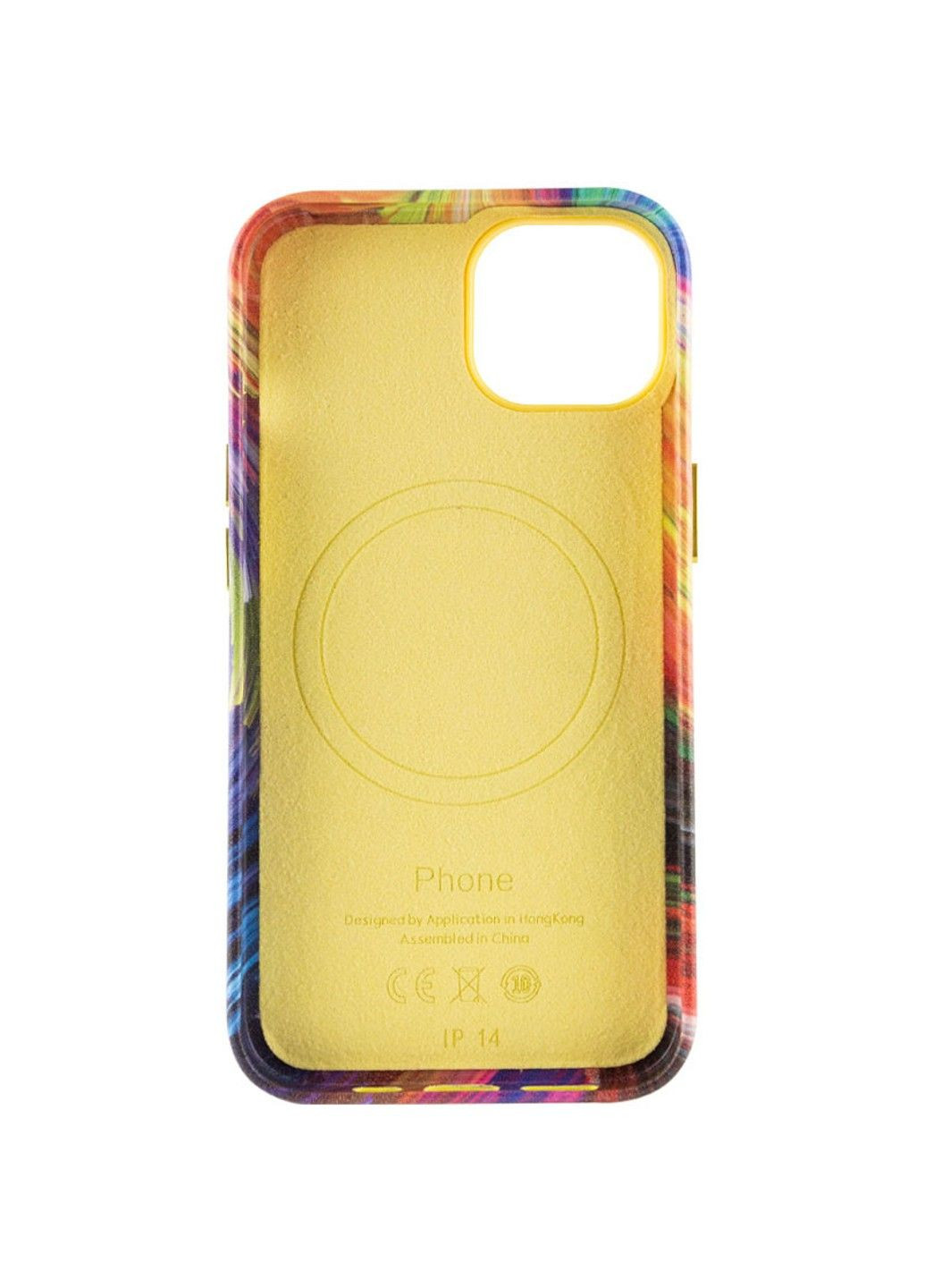 Шкіряний чохол Colour Splash with MagSafe для Apple iPhone 13 (6.1") Epik (296491399)