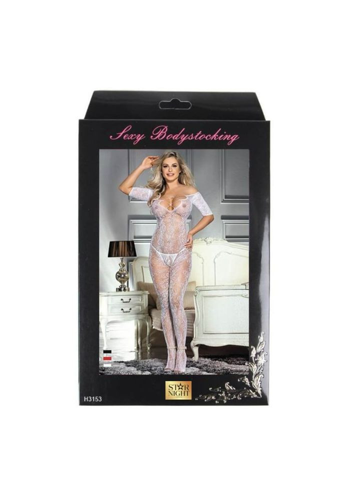 Комбинезон сетка с узором в виде розы и открытым доступом Star Night (361670788)