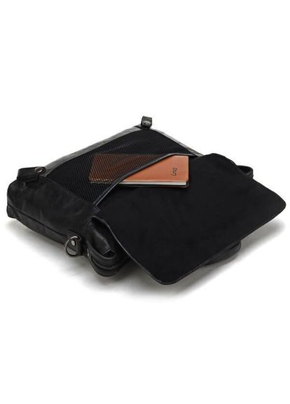 Сумка мужская 14067 с ручками Черная Vintage (331910787)