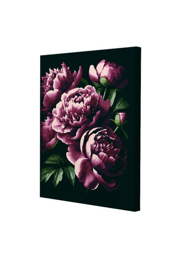 Картина по номерам Сиреневый пион 40x50 см (RB-1161) Riviera Blanca (339872386)