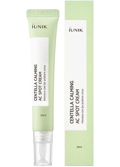 Заспокійливий точковий крем для проблемних зон Centella Calming Ac Spot Cream 20ml (1234987-135053) Iunik (368615500)