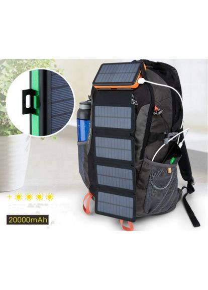УМБ VHG Solar Power Bank DN38 20000 mAh 4 panel Orange Samsung (366664682)